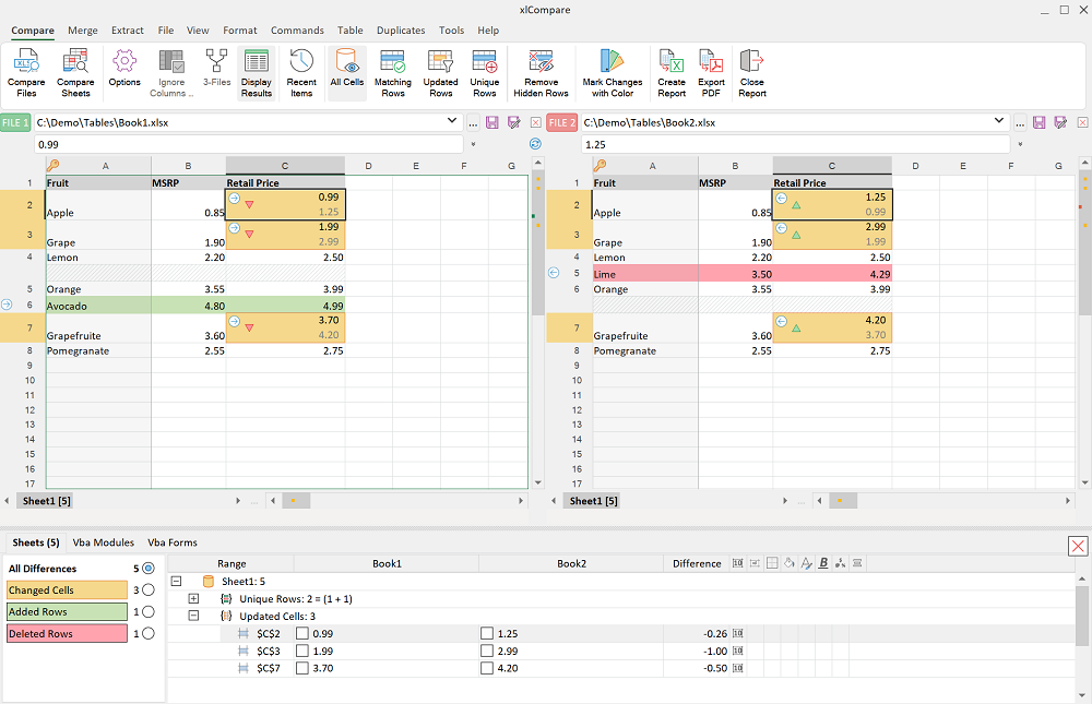 Excel 比较工具 xlCompare v11.01.35