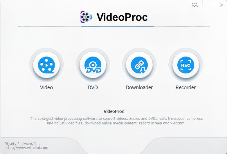 视频转换和处理 VideoProc Converter AI v6.2