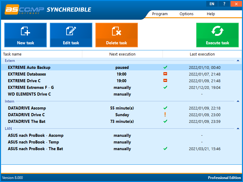 同步、复制和备份数据 Synchredible Professional v8.108
