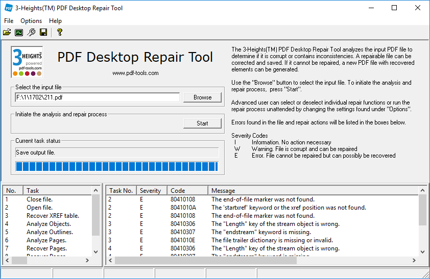 PDF修复工具 3-Heights PDF Desktop Repair Tool v6.27.2.3